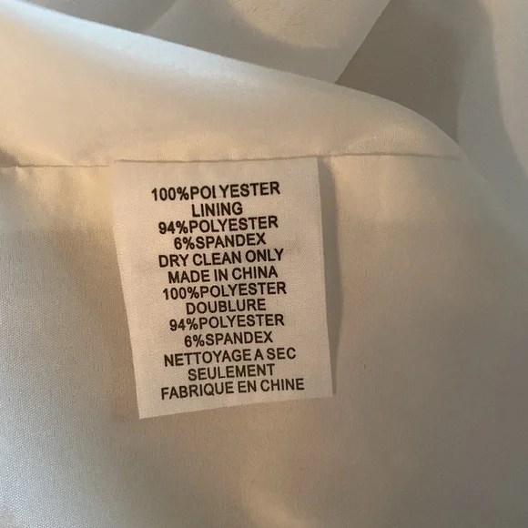 Trina Turk dress white with pink and red pipping - Picture 12 of 13